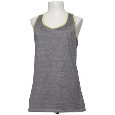 Tanktop (Grau, Gelb) von MLY Sports Elasthan, Polyester
