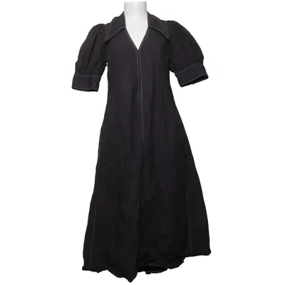 Maxi dress (Black) from Ganni Organic cotton