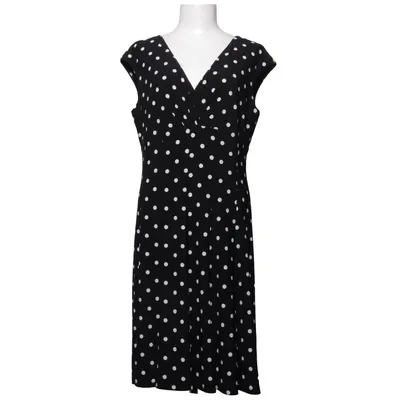Dress (Black, White) from Lauren Ralph Lauren Elastane, Polyester