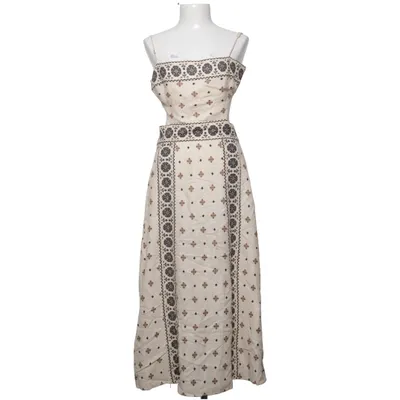 Dress (Beige, Black, Brown) from Zara Linen, Viscose
