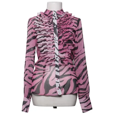 Blouse (Pink, Black) from Pompöös Polyester