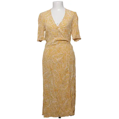 Wrap dress (Yellow, White) from Suncoo Viscose