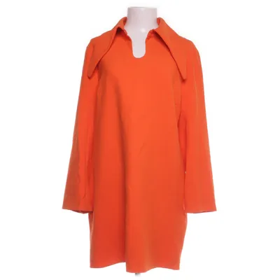 Kjole (Orange) fra Zara Polyester, Viscose, Bomuld, Elastan