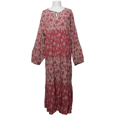 Robe longue (Rouge, Beige) de Primark Coton, Élasthane