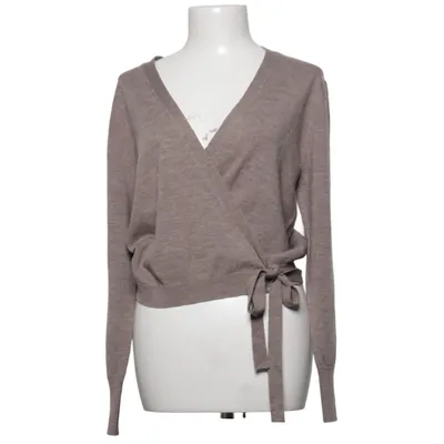 Wrap cardigan (Brown) from Copenhagen Muse Merino wool