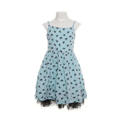 Klänning (Blå, Svart) från Lindex Bomull, Polyester