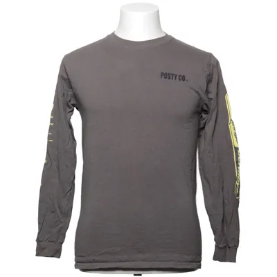 Långärmad t-shirt (Grå) från Posty Co Bomull