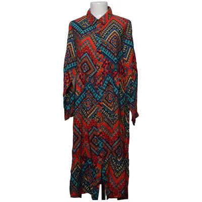 Dress (Red, Multicolored) from Airisa Cotton