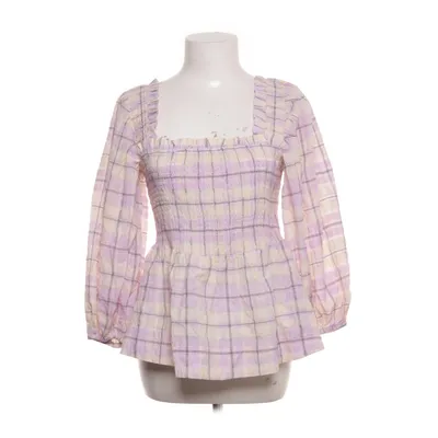 Top (Beige, Lila) van Ganni Organisch katoen, Polyamide, Gerecycled polyester
