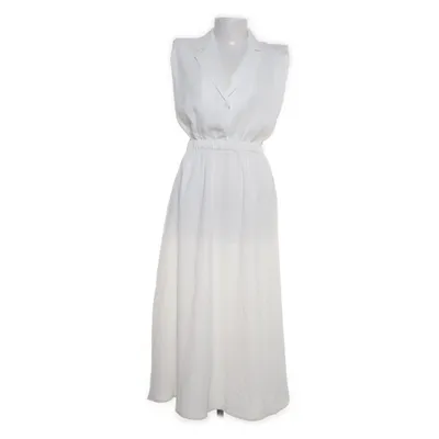 Dress (White) from Monte Cervino Polyester, Viscose