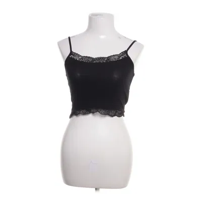 Crop top (Sort) fra FB Sister Bomuld, Elastan