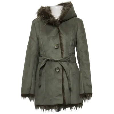Shearling jacket (Green) from Laurence B. Acrylic, Polyester