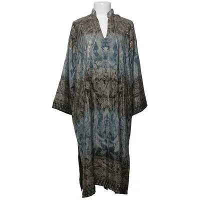 Kaftan (Blauw, Zwart, Goud) van Bigg Bull Polyester, Zijde