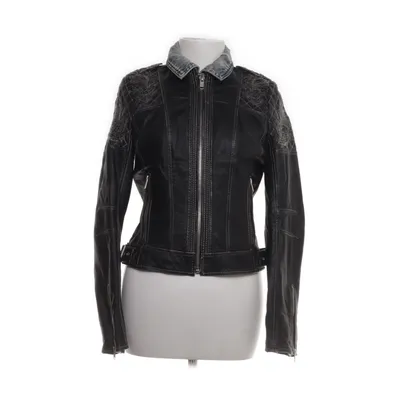 Læderjakke (Medföljer extra jeanskrage (avtagbar)) fra Jofama Læder, Polyester