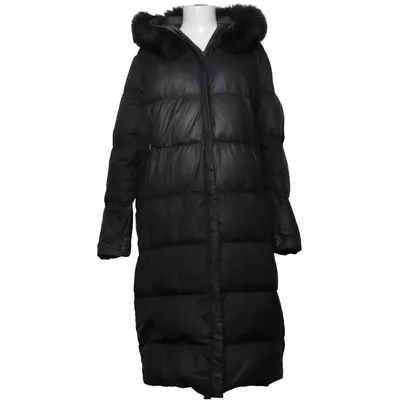 Dunkappa (Svart) från Meotine Dun, Fjädrar, Rävpäls, Polyamid, Polyester