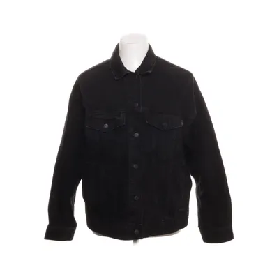 Denimjakke (Sort) fra Bershka Denim Bomuld