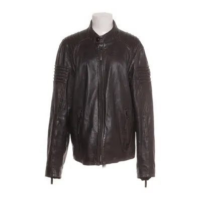 Leather jacket (Brown) from Gipsy Cotton, Polyester, Leather