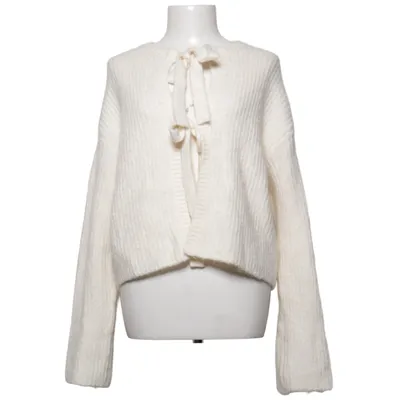 Strickjacke (Weiß) von Premium Quality Gina Tricot Acryl, Alpakawolle, Elasthan, Polyester