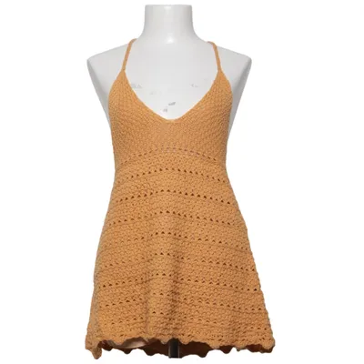 Beach dress (Yellow) from Pull & Bear Acrylic, Cotton, Polyester