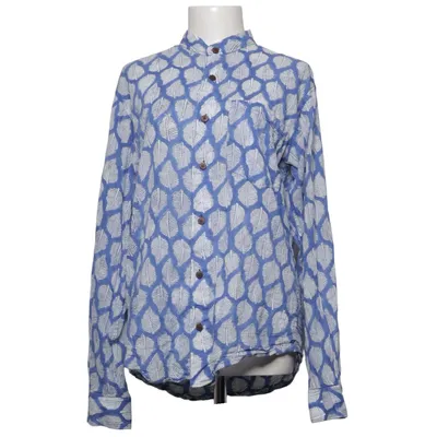 Blouse (Blue, White) from Hönshuset