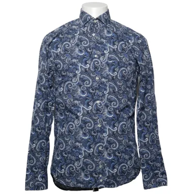 Chemise (Bleu, Blanc) de Oscar of Sweden Coton