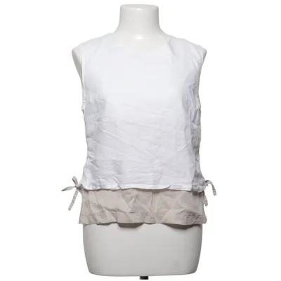 Topp (Vit, Beige) från Connect Bomull, Linne