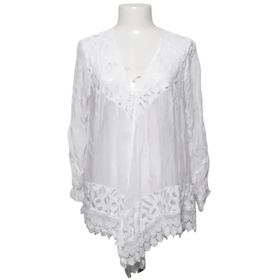 Blouse (Wit) van Chico Zijde, Viscose