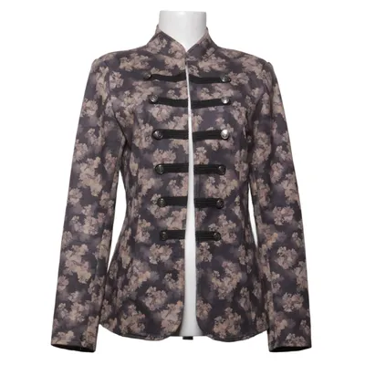 Jacket (Gray, Beige) from Chica London Elastane, Polyester