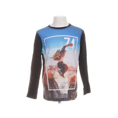Long sleeve T-shirt (Black, Multicolored) from Skate Nation Cotton, Polyester