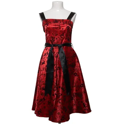 Kleid (Rot, Schwarz) von Hell Bunny Polyester