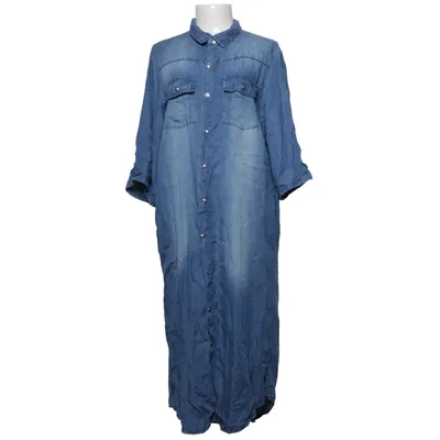 Denim jurk (Blauw) Tencel