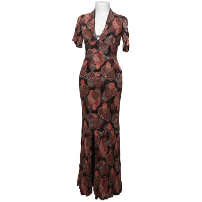Maxi dress (Black, Multicolored) from Ba&sh Metallic fiber, Viscose