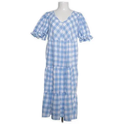 Jurk (Blauw, Wit) van HUNKØN Katoen