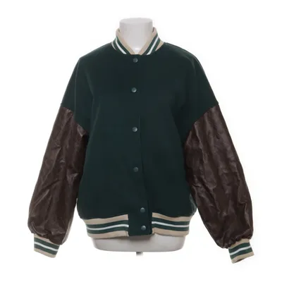 Collegejacka (Grön, Brun, Vit) från Missguided Polyester, Polyuretan