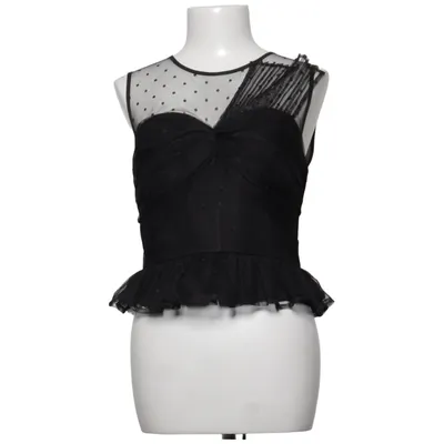 Peplumtopp (Svart) från Express Polyester