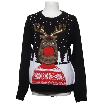 Jultröja (Svart, Vit, Flerfärgad) från Merry Christmas Akryl, Polyester