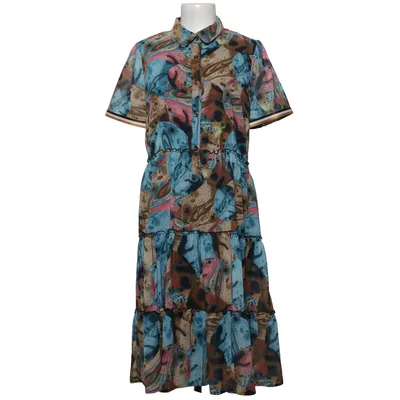 Blousejurk (Blauw, Meerkleurig) van Lili Sidonio x Molly Bracken Polyester, Viscose