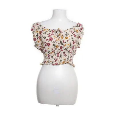 Crop top (Beige, Flerfärgad) från American Eagle Elastan, Polyester, Viskos
