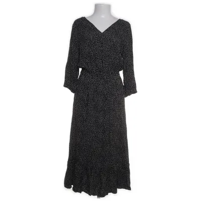 Maxi dress (Black, White) from Laura Torelli Collection Viscose