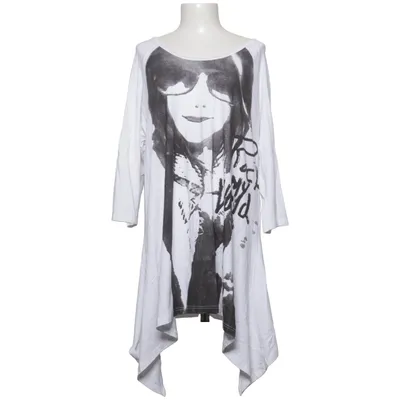 Long sleeve T-shirt (White, Black) from Deluca Cotton, Elastane, Modal