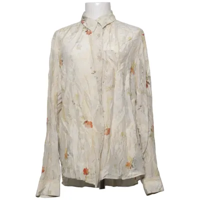 Bluse (Beige) fra H&M Lyocell, Silke