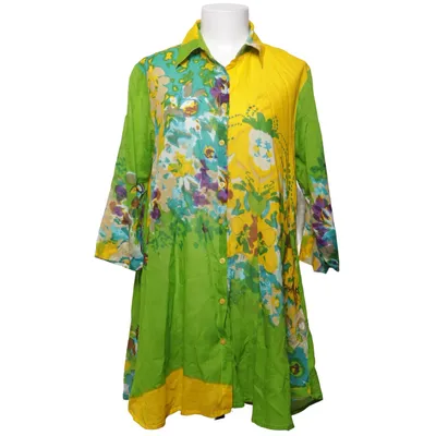 Tunique (Vert, Jaune, Multicolore) de Shanaya Coton