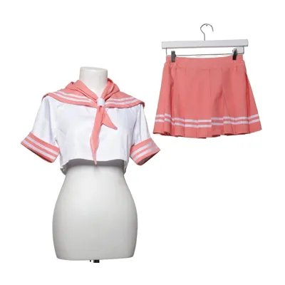 Maskeradkläder (Rosa, Vit)