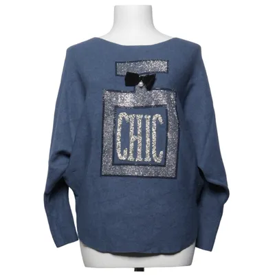 Pull-over (Bleu) de M&V Polyamide, Polyester, Viscose