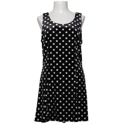 Jurk (Zwart, Wit) van POPO Elastaan, Polyester