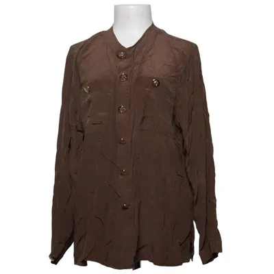 Blus (Brun) från Silk City Silke