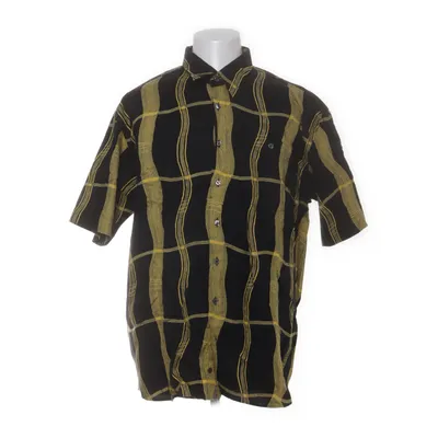 Korte mouwen shirt (Zwart, Geel) van Alba Moda Katoen