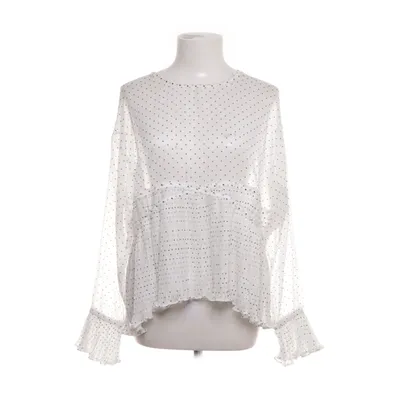 Blouse (White, Black) from Wiya Polyester