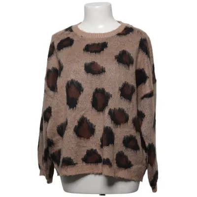 Pull-over (Beige, Marron) de Luzabelle Acrylique, Coton, Polyamide, Laine