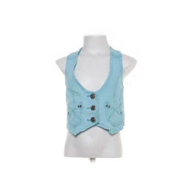 Gilet en jean (Bleu) de Multiblu Coton, Élasthane